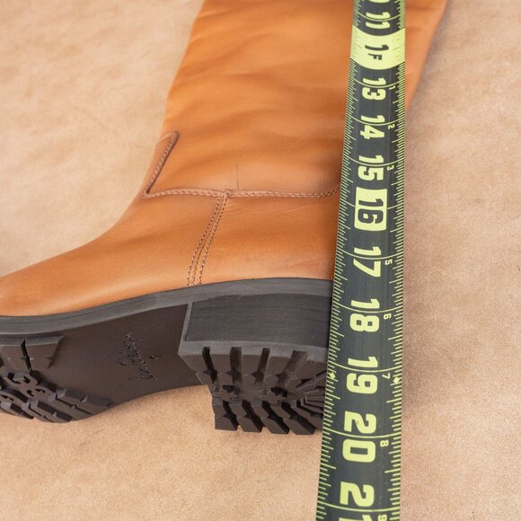 Sam Edelman Wmn Drina Whiskey Leather Fashion Equestrian Riding Knee Boots sz 7 - Picture 6 of 10
